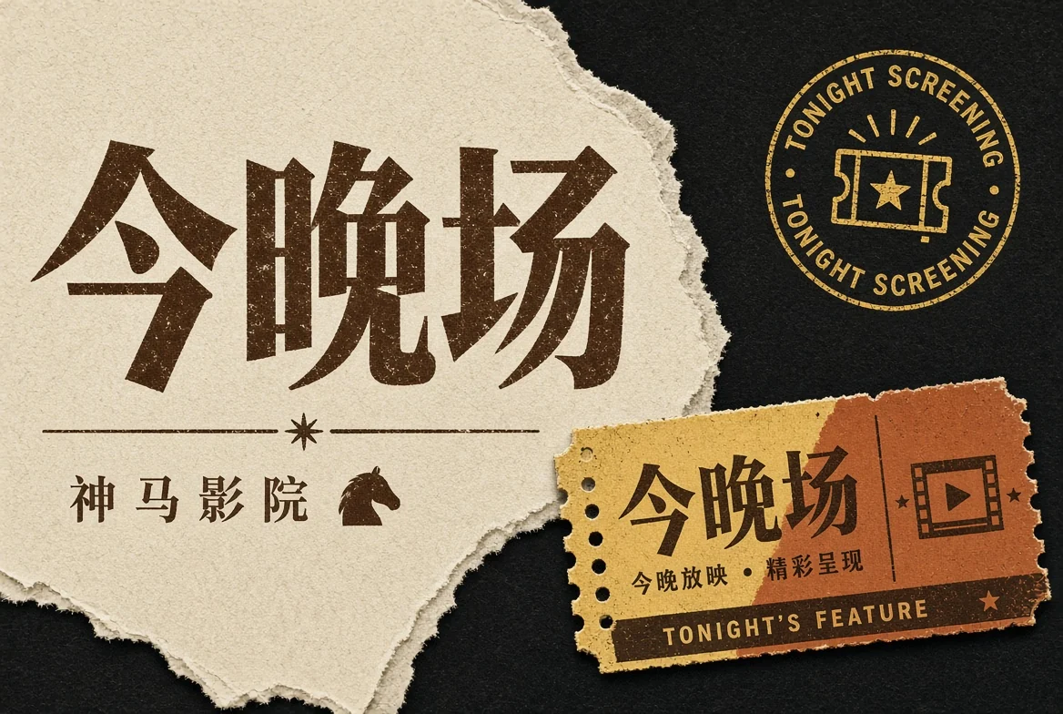 今晚场栏目视觉